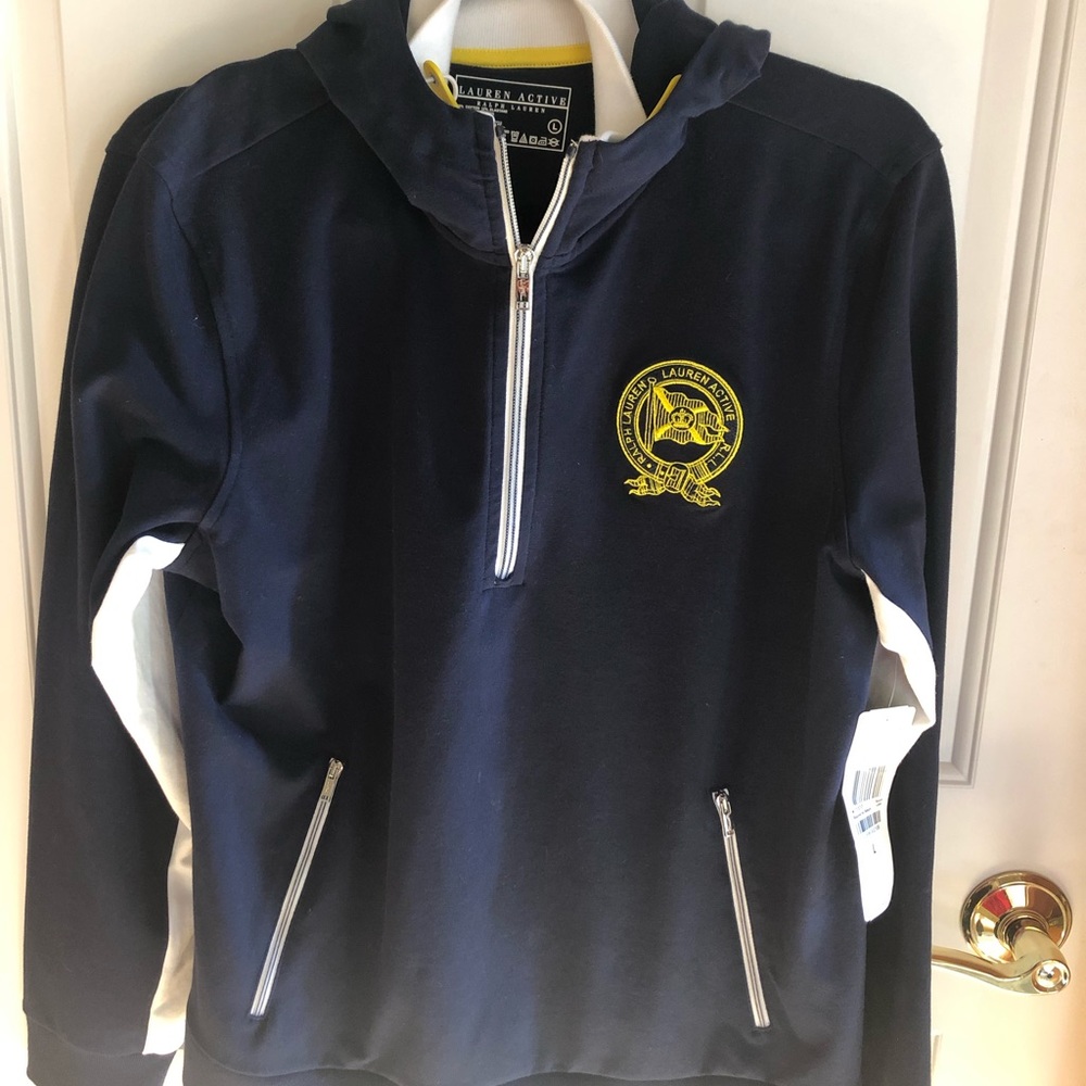 New with tags Ralph Lauren three-quarter zip